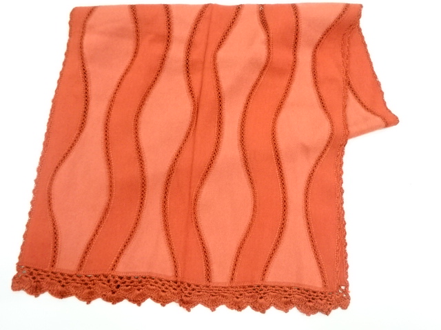 JAPANESE KIMONO / VINTAGE SHAWL / WAVY STRIPE